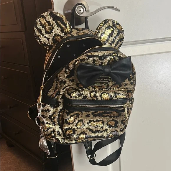 Loungefly | Bags | Disney Loungefly Gold And Black Sequin  display picture 2